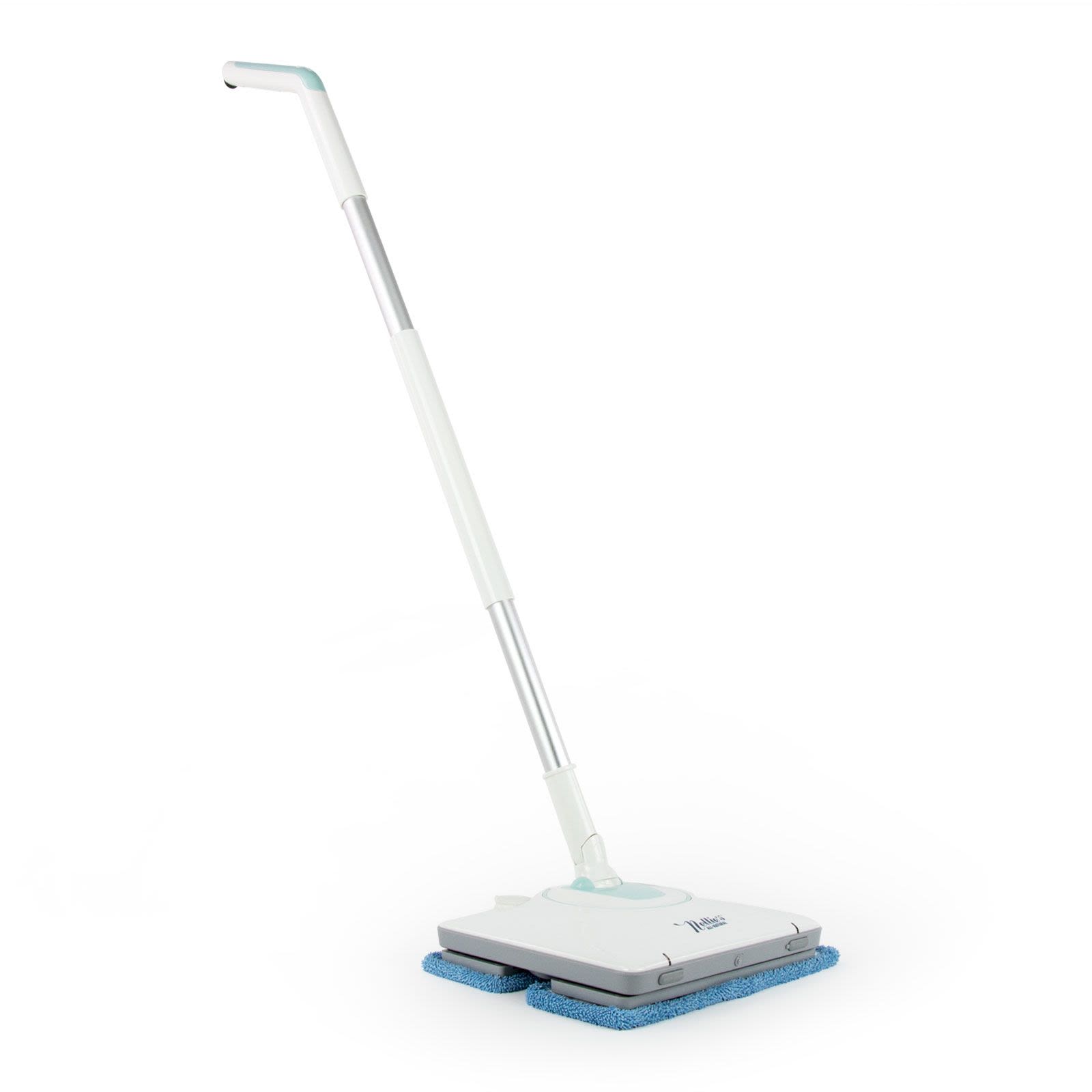 Cordless rechargeable mop with lightweight handle and microfiber pads, designed for effective floor cleaning in Cleaning Tools and Mops & Mop Buckets collections.