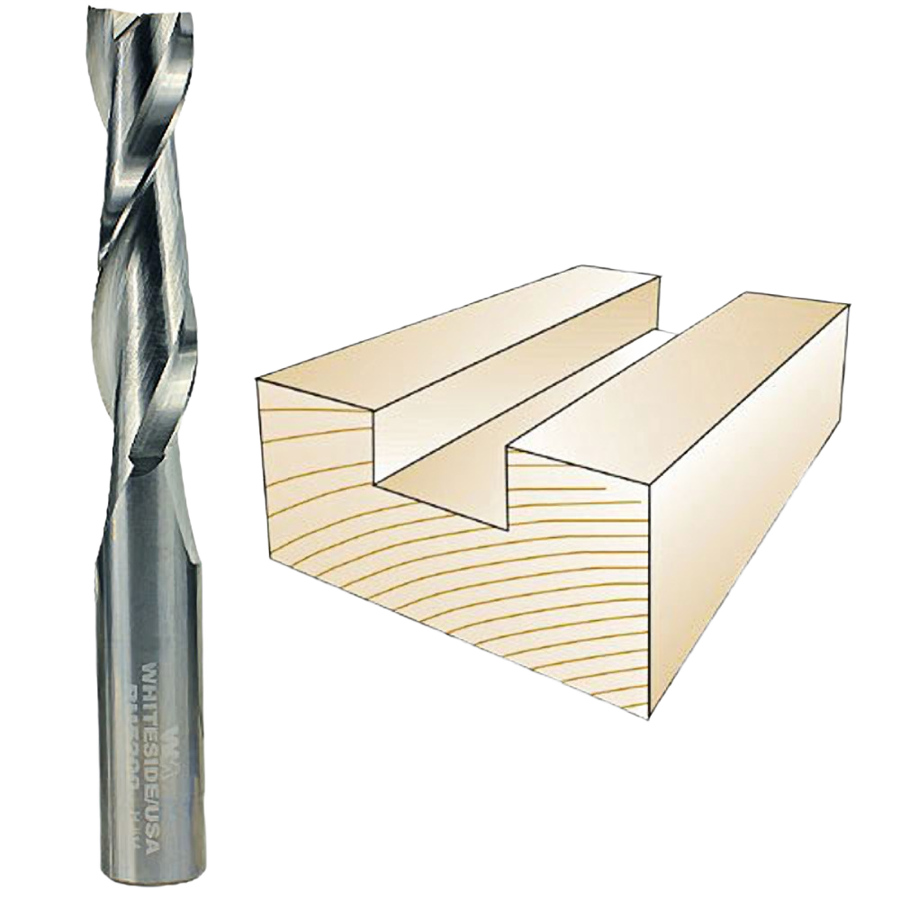 Whiteside Spiral Upcut Bit 1/2 in – Smooth, Precise Cuts – Hartville ...