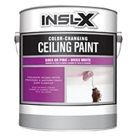 INSLX color-changing ceiling paint in one-gallon container for precise application in interior paint and home improvement projects