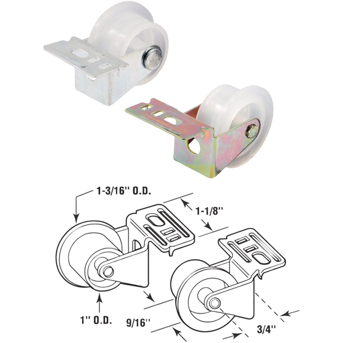 Prime-Line Front Drawer Roller Bracket – Durable & Smooth Support ...