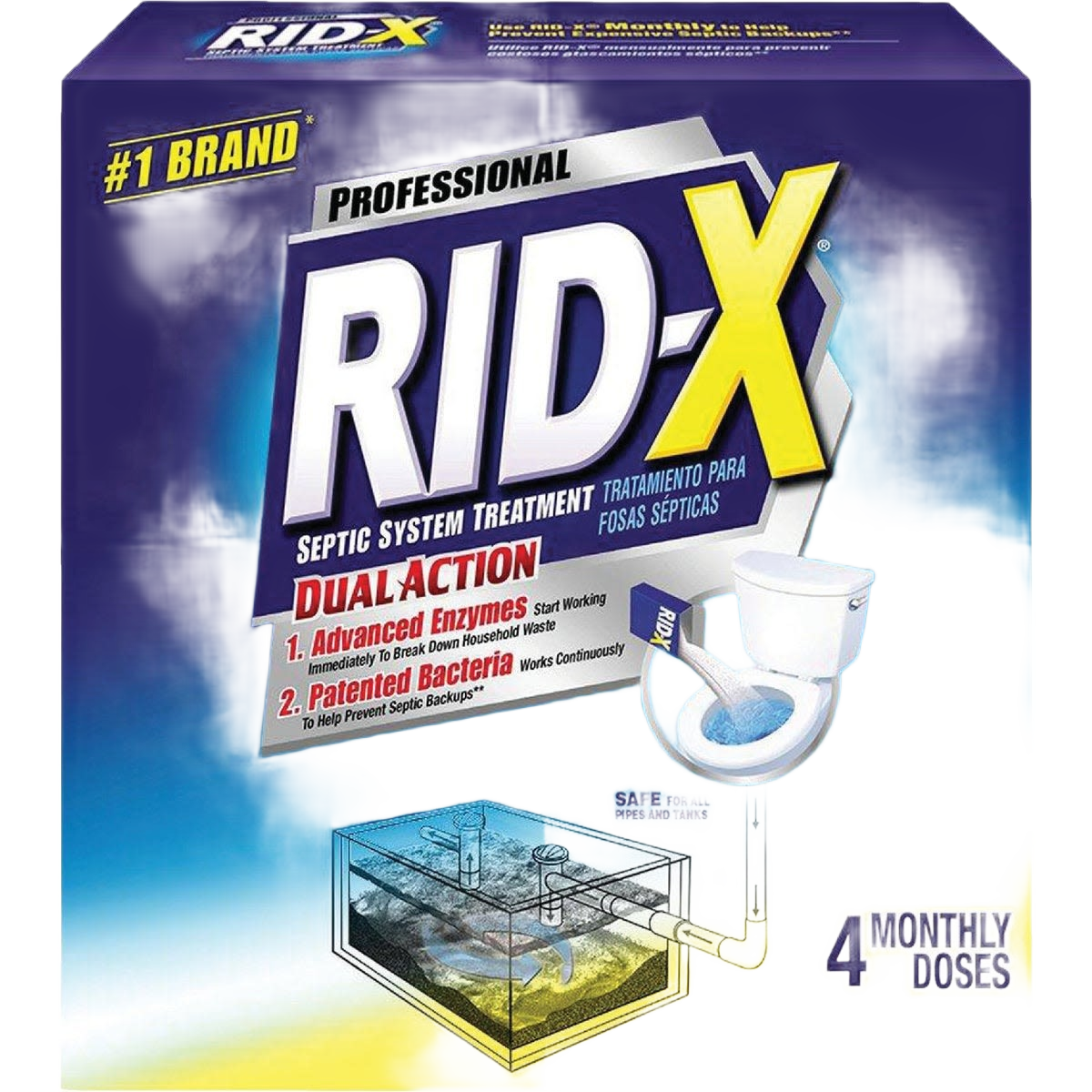 Redtick Rinse Aid Reckitt & Benckiser Rid-X Septic Tank Treatment Powder – Hartville Hardware