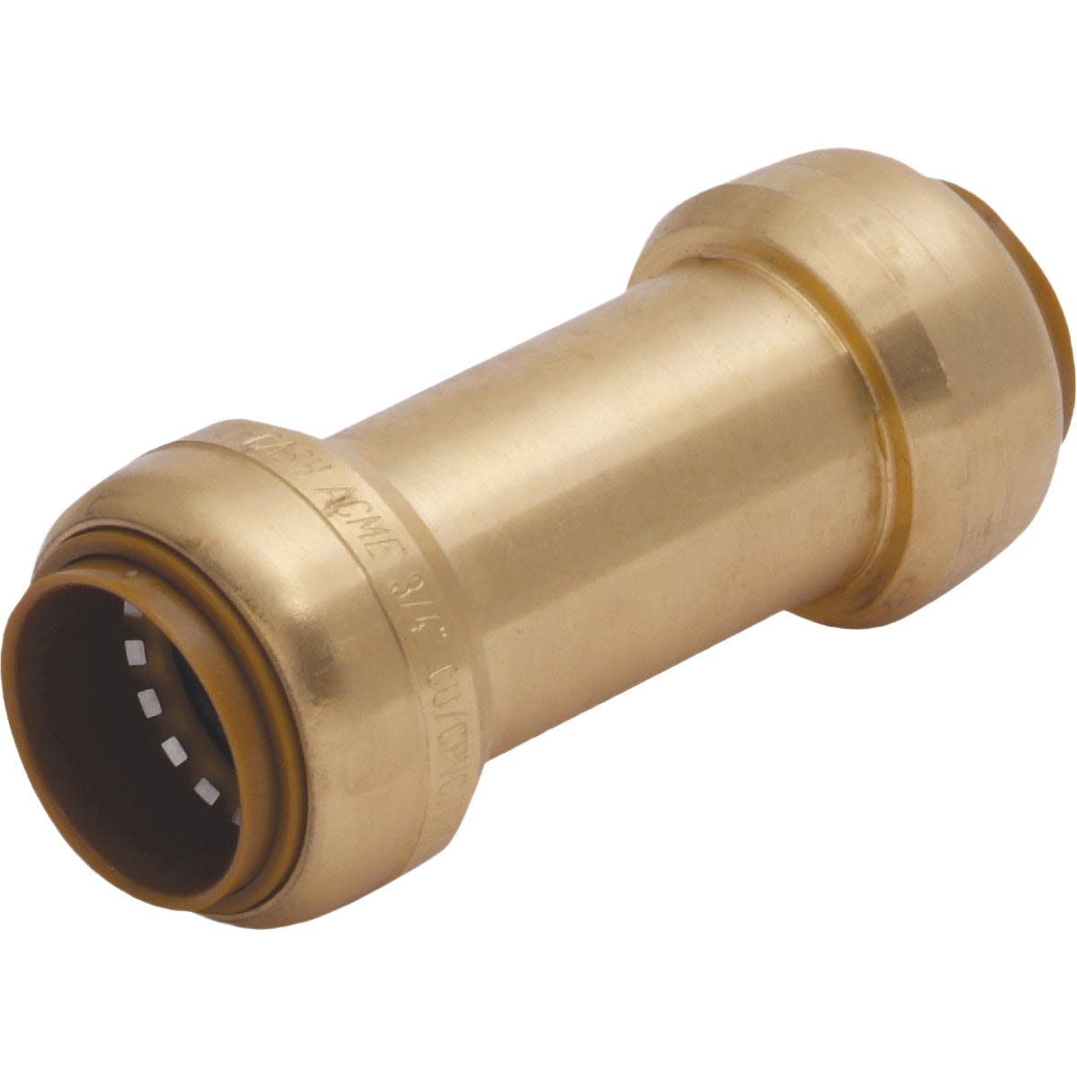 Brass push-to-connect check valve for plumbing installed within pipes and fittings collection under $50 and tools category