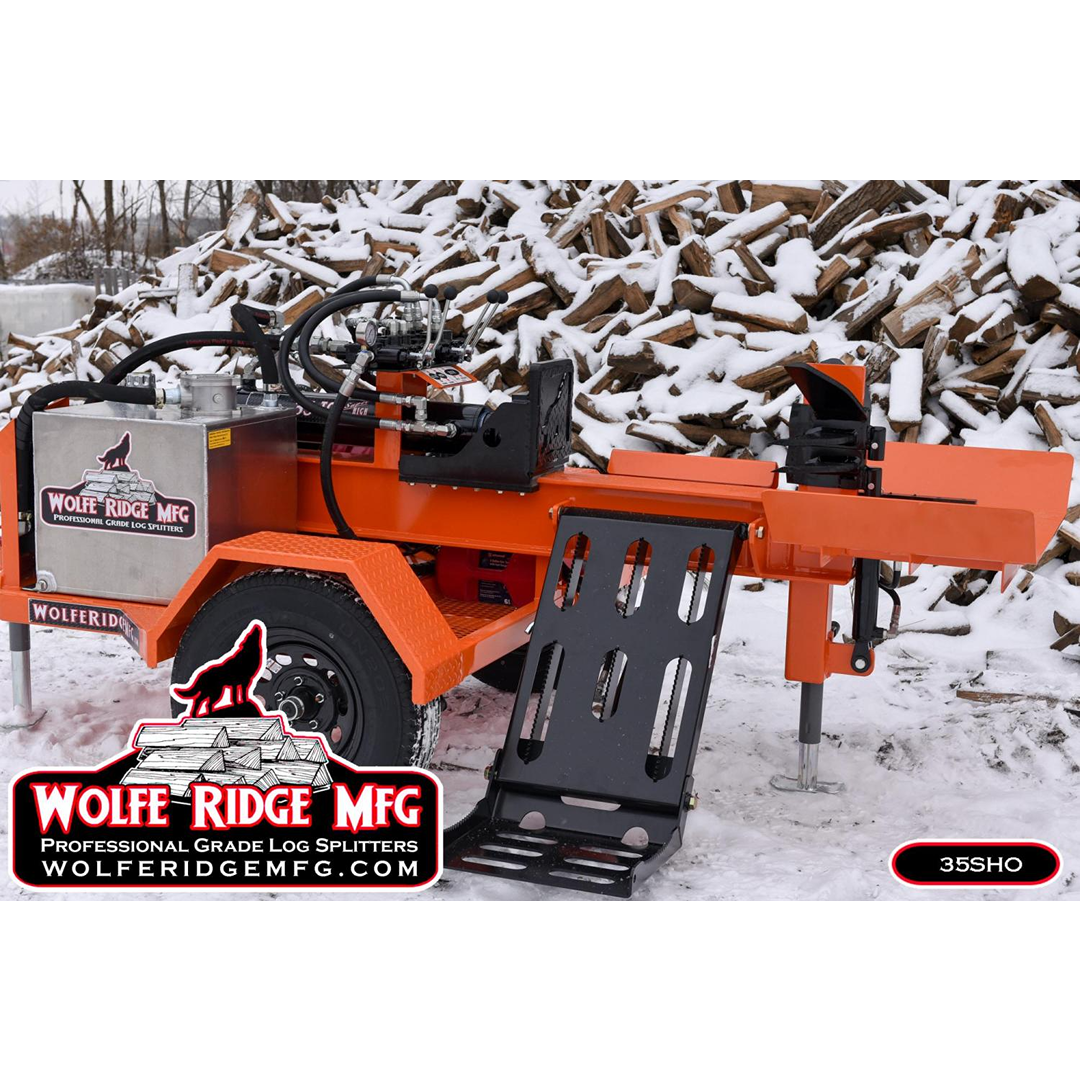 Wolfe Ridge 35 Ton Commercial Log Splitter – Powerful & Fast ...