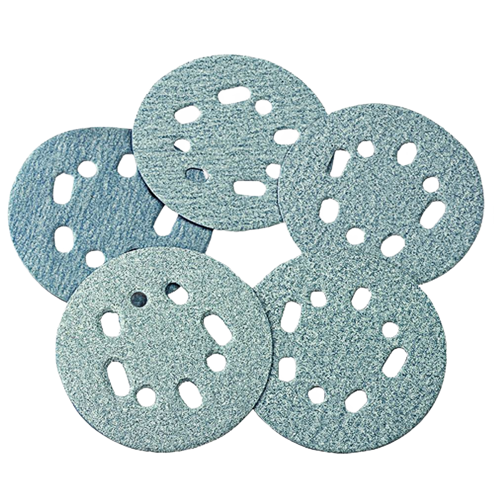 Set of five 5-inch 100-grit hook and sand discs for power tool sanding and abrasive use under $50