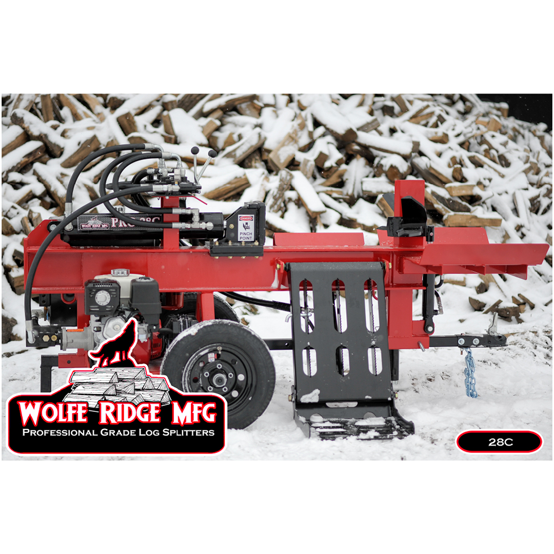Wolfe Ridge 28 Ton Compact Commercial Log Splitter – Fast & Strong ...