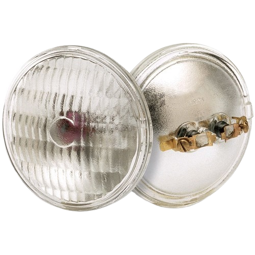Pair of clear screw terminal base bulbs with textured front for lighting and electrical home improvement collections