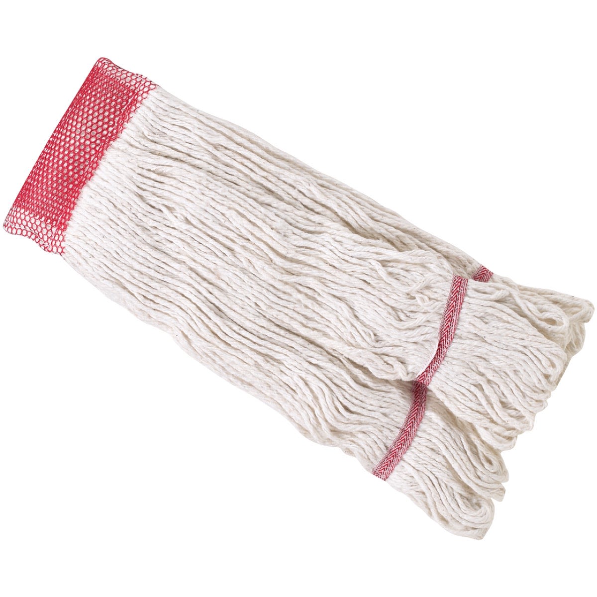 Commercial cotton blend mop head with reinforced edges for janitorial cleaning tools under $50 collection