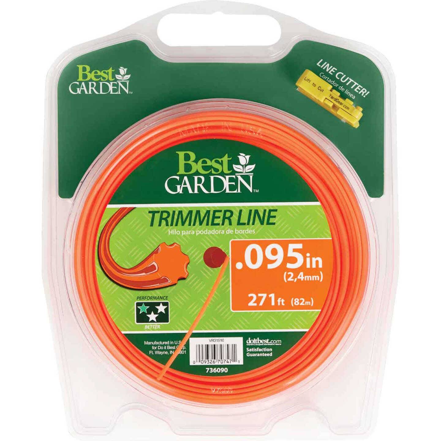 Bright orange 7-point copolymer trimmer line in durable packaging for lawn care and home improvement projects under $50