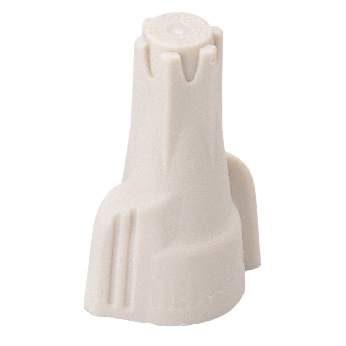 White Hex-Lok wire connector for electrical wiring, designed for reliable home improvement and tool use