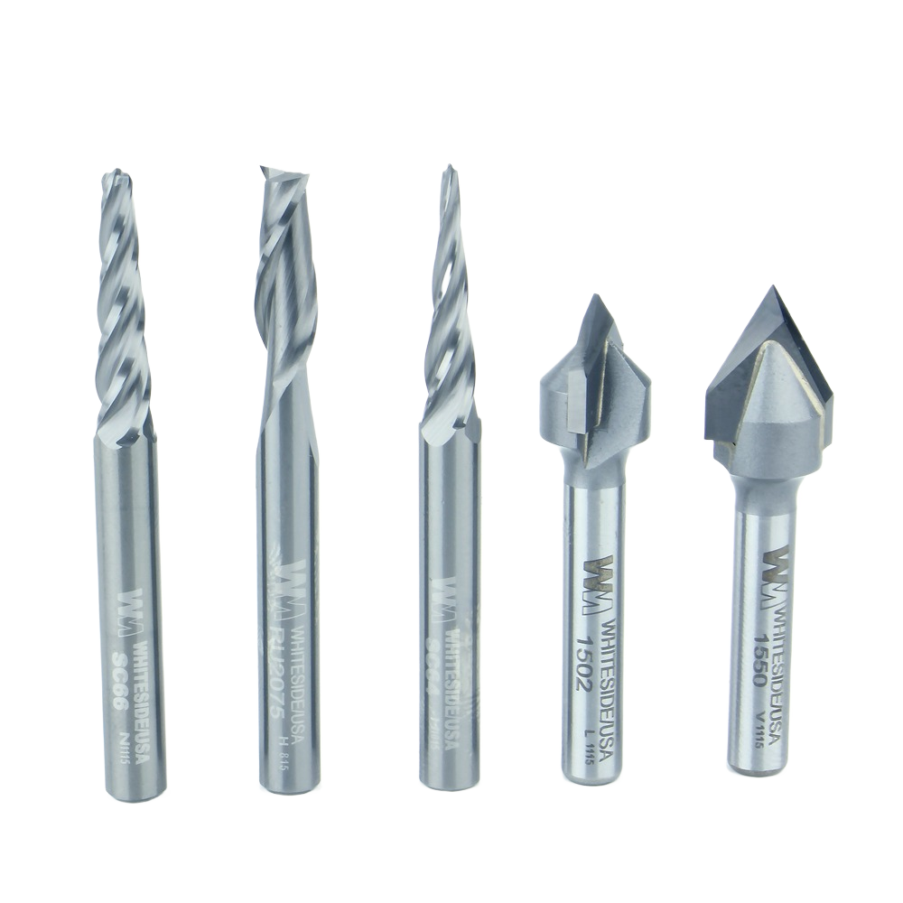Whiteside 705 CNC Carving Starter Bit Set, 5 Pc. – Hartville Hardware