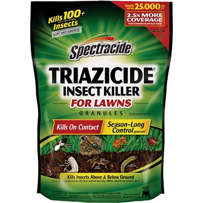Spectracide granules for lawn insect control with season-long protection and coverage under $50 in lawn care collection