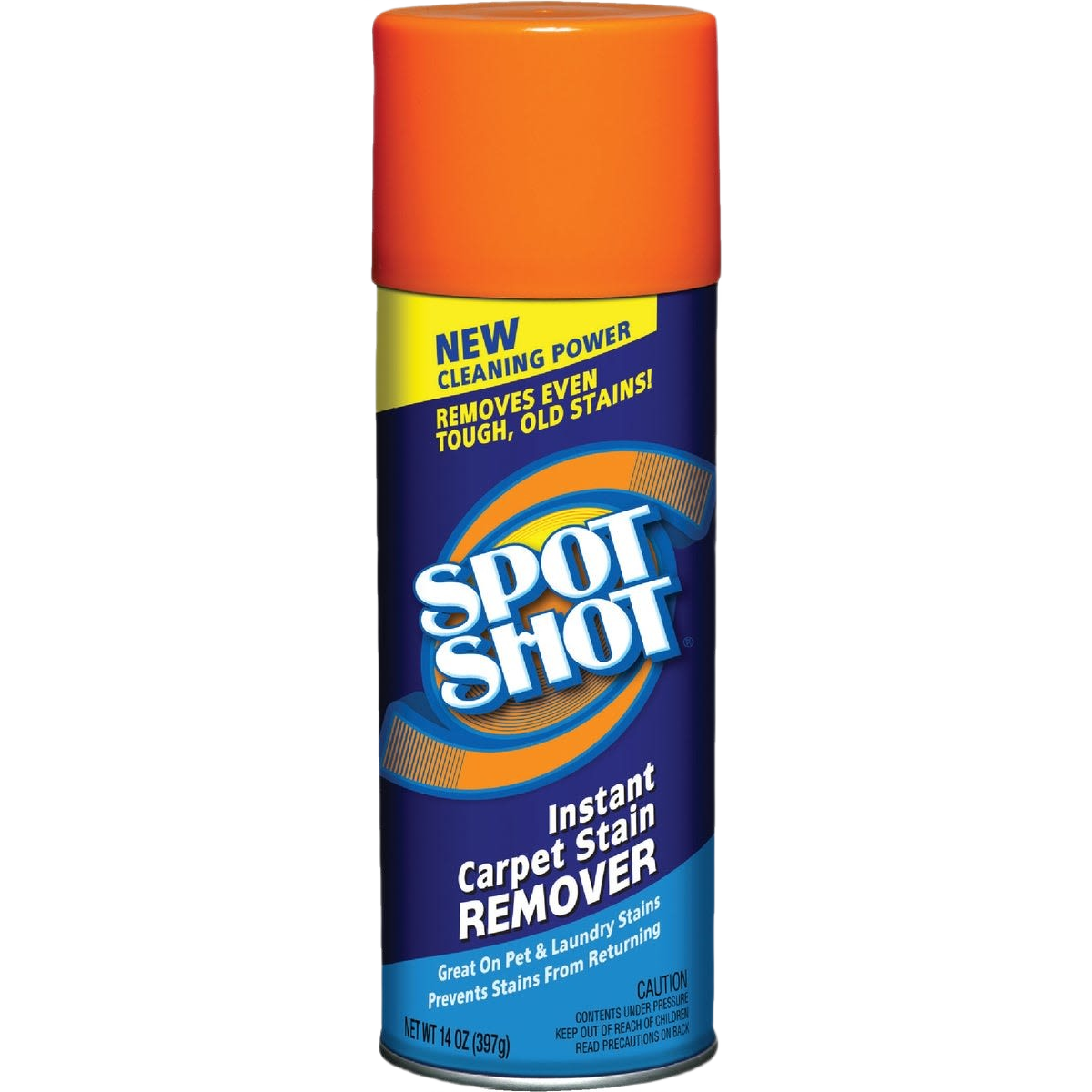 Blue and orange spray can of carpet stain remover for cleaning supplies and home improvement under $50 collection