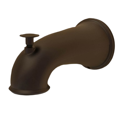 Oil rubbed bronze bathtub spout with diverter for shower and bathtub repair in plumbing parts and home improvement collections