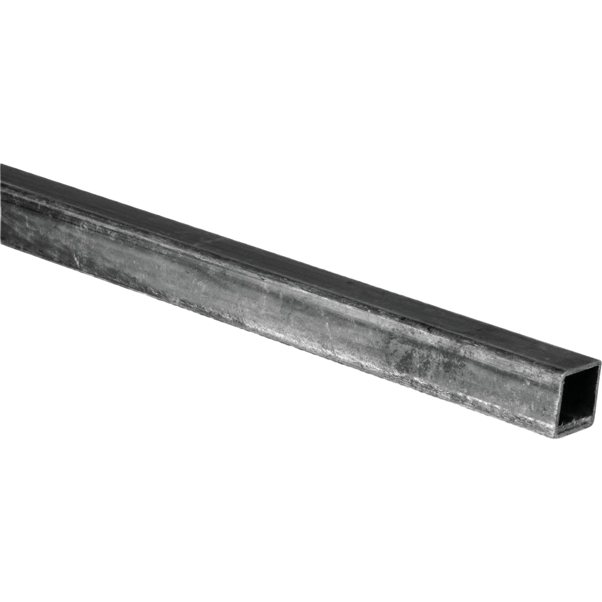 Hollow steel square tube with weathered finish for industrial and hardware projects under $50 and home improvement tools collections