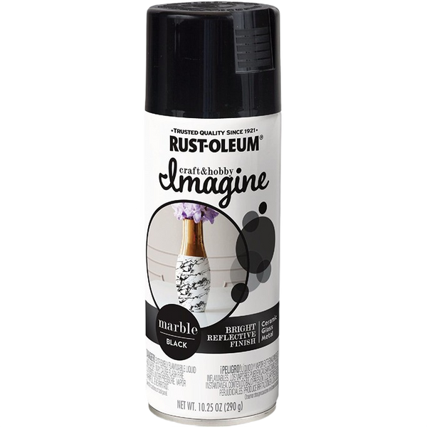 Rust-Oleum Marble Black Imagine Spray Paint 10.25 oz – Hartville Hardware
