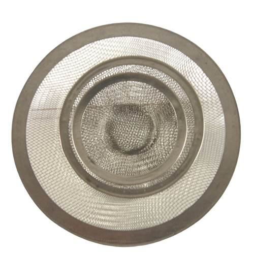 Round stainless steel mesh sink strainer for plumbing parts and repair, ideal for home improvement projects under $50