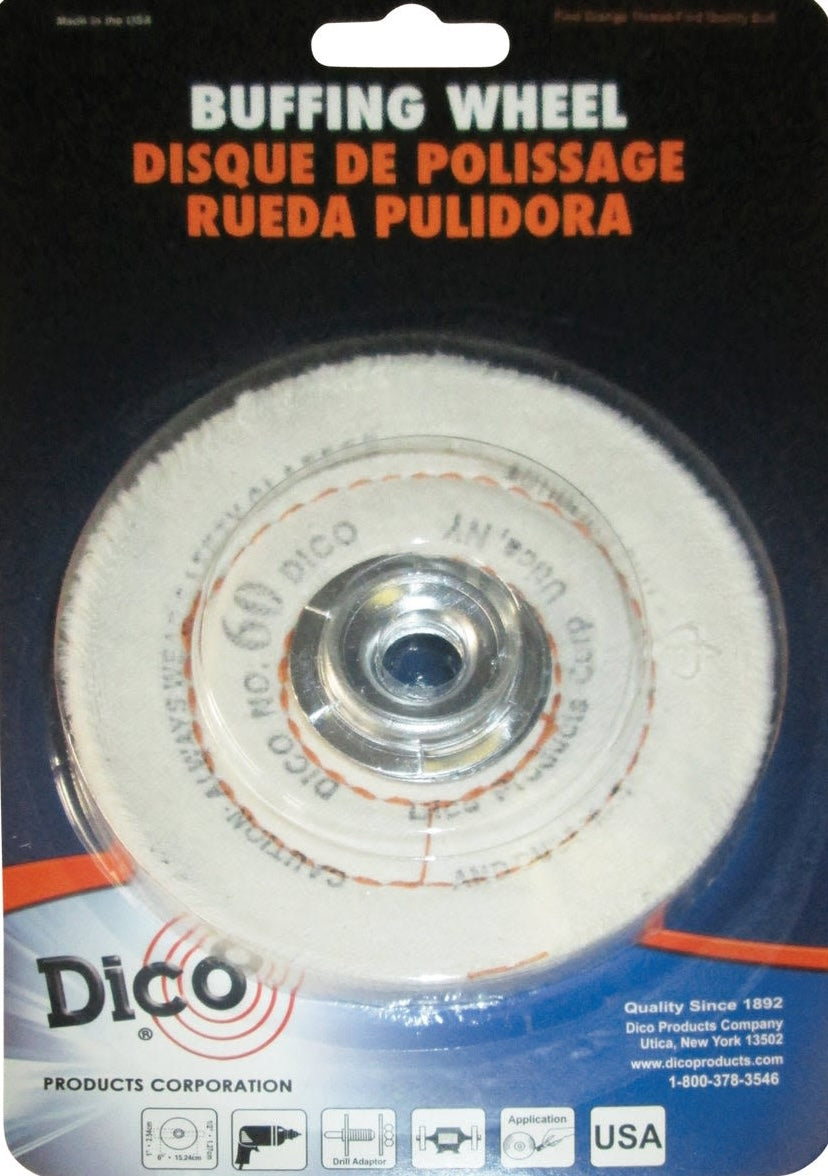 Medium density cushion buffing wheel for polishing and finishing, ideal for woodworking tools and home improvement tasks under $50
