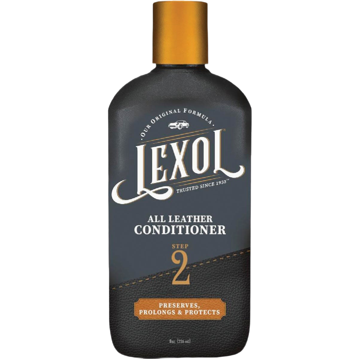 8 oz bottle of leather conditioner for preserving and protecting leather in automotive and home care under $50