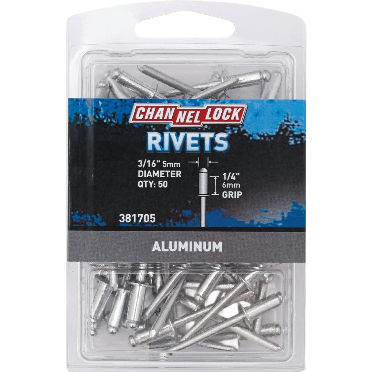 Pop Rivets Package Channellock Aluminum Multi-Grip POP Rivets, 50-Pack – Hartville Hardware