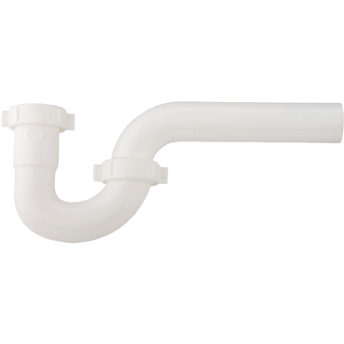 White plastic P-trap connector for plumbing repairs in drain repair and plumbing accessories under $50 collection